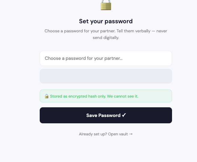 Secure Messaging for Partners Interface
