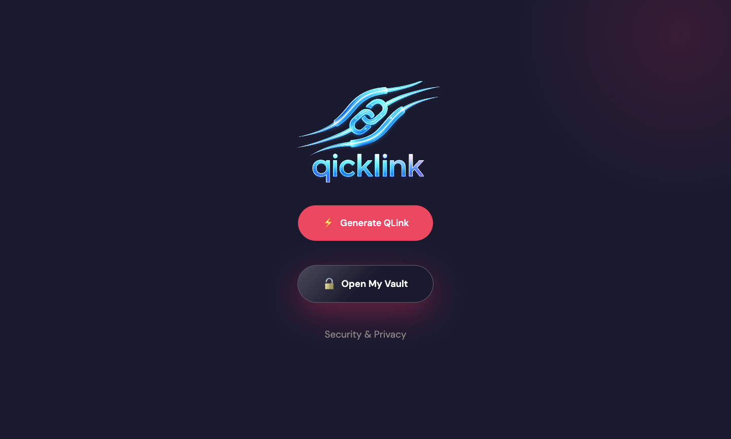 QLink Private Messaging System